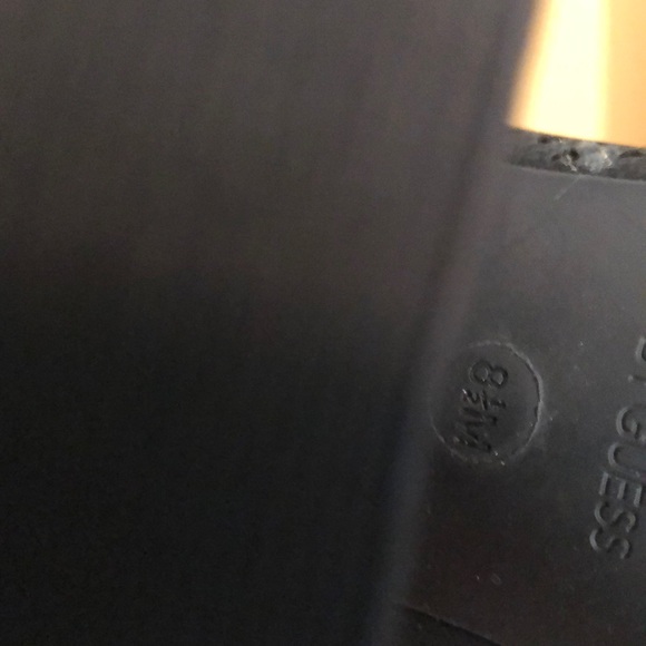 NWT đź‘ Guess heels black lace pattern - Picture 11 of 14